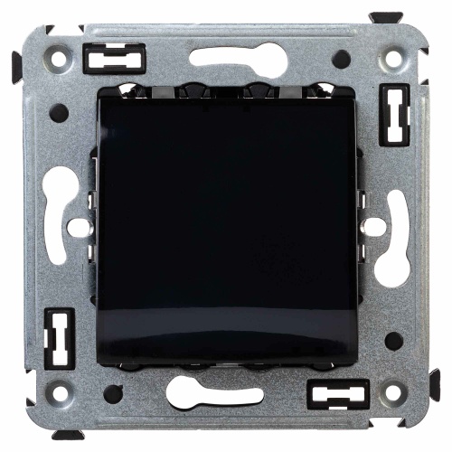 Вывод кабеля из стены "Avanti", "Черный квадрат"