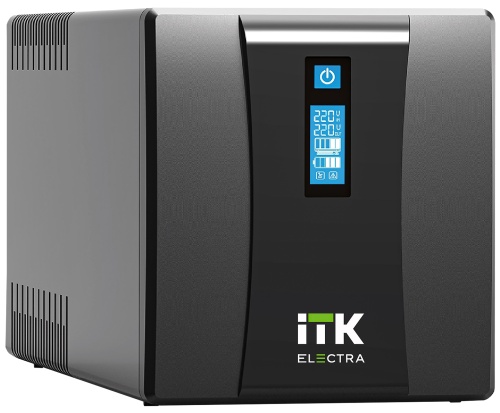 ITK ELECTRA ET ИБП 1,5кВА/900Вт с АКБ 2х9AH USB