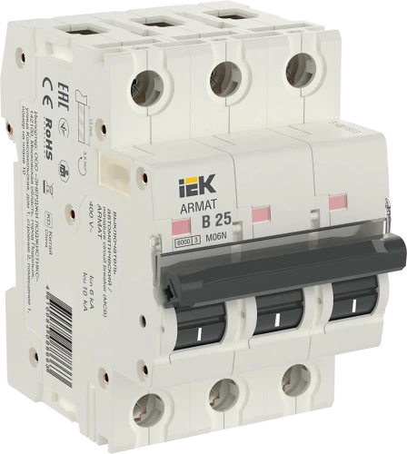 ARMAT Авт. выкл. M06N 3P B 25А IEK