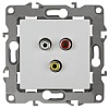 12-3113-01 Эл/ус ЭРА Розетка RCA, IP20, Эра12, белый