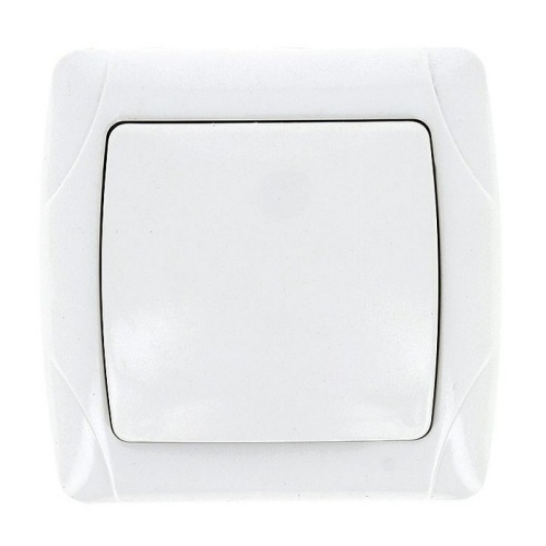 Мадрид Выключатель 1-клавишный 10А белый EKF Мадрид Выключатель 1-клавишный 10А белый EKF