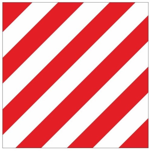 Знак металл "Негабаритное место" (300x300) EKF PROxima