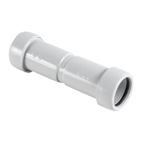 MS25/OL70003 Муфта труба-труба, без галогена, IP65 D25мм (1уп = 50шт)