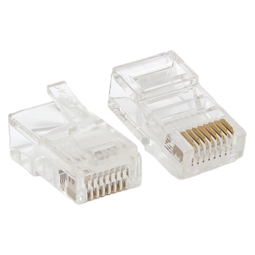 Коннектор RJ-45 TERACOM неэкранированный 8P8C Cat.5E универсальный (упак.10шт)