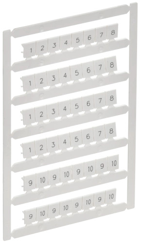 ARMAFIX Маркер для CTS 6мм2/CP 10мм2 "1-10" IEK