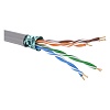 Кабель витая пара кат. 5E неэкранированный U/UTP, 4 пары, жила Ø 0,510мм, для внешней прокладки, оболочка ПЭ, цвет внешней оболочки черный