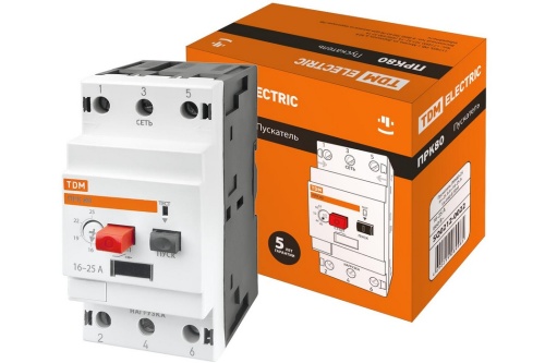 Пускатель ПРК80-25 In=25A Ir=16-25A Ue 660В TDM Пускатель ПРК80-25 In=25A Ir=16-25A Ue 660В TDM