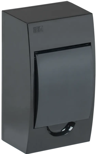 Корпус модульный пл. нав. ЩРН-П-4 черный IP41 IEK Корпус модульный пл. нав. ЩРН-П-4 черный IP41 IEK