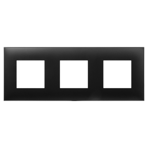 Рамка ARTLEBEDEV, "Avanti", "Черный матовый", 6 модулей