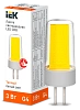Лампа LED COB капсула 3Вт 230В 3000К керамика G4 IEK