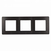 12-5103-05  Рамка для розеток и выключателей ЭРА Серия 12 12-5103-05 на 3 поста, Сатин, антрацит