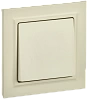 BRITE Выключ. 1-кл. 10А в сб. ВСР10-1-0-БрКр беж. IEK