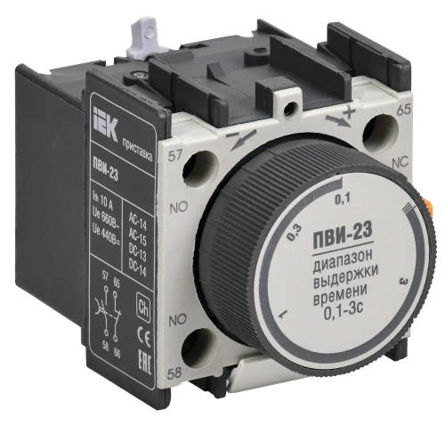 Приставка ПВИ-23 задержка на выкл. 0,1-3сек. 1з+1р ИЭК