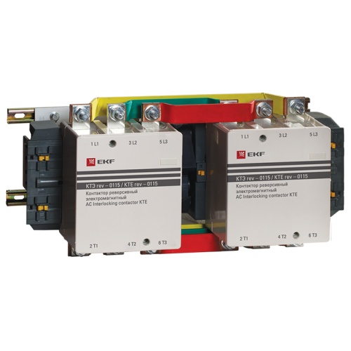 Контактор КТЭ реверсивный 115А 380В 2NO EKF PROxima Контактор КТЭ реверсивный 115А 380В 2NO EKF PROxima