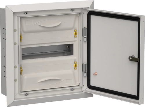 TITAN 5 Корпус мет. ЩРв-12 (1х12) 380х365х130 IP31 сер IEK