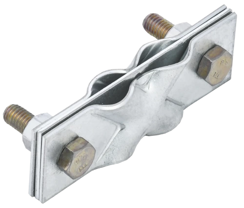 Зажим заземл. диаг. пол./прут.-пол./прут. нерж. сталь IEK