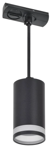 Светильник 4117 декор. трековый подвесной GU10 черный IEK