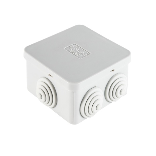 JBS070 Коробка распределительная о/п,70х70х40мм без галогена, 6 вых., IP44, подходит для монтаж. пистолета Экопласт JBS070 Коробка распределительная о/п,70х70х40мм без галогена, 6 вых., IP44, подходит для монтаж. пистолета Экопласт