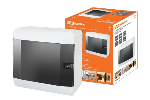 Бокс ЩРН-Пм-6 модулей навесной пластик IP41 TDM