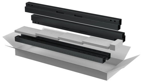 ITK LINEA E Компл. стоек и профилей шкафа 18U чер. ITK LINEA E Компл. стоек и профилей шкафа 18U чер.