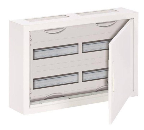 Распределительный щит 2ряда/2рейки на 48 модулей 374х574х140  AT22E