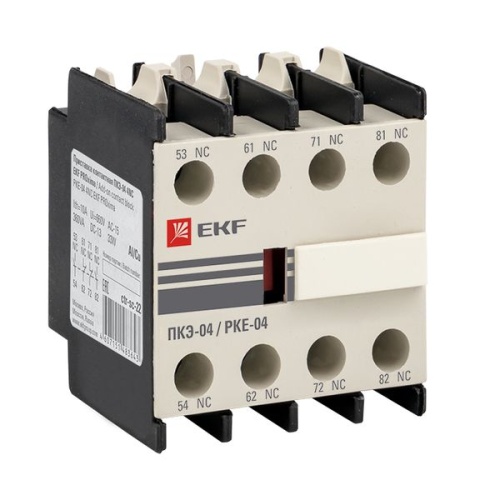 Приставка контактная ПКЭ-04 4NC EKF PROxima Приставка контактная ПКЭ-04 4NC EKF PROxima