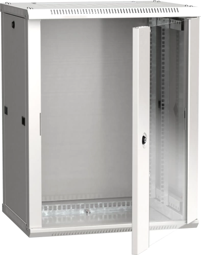 ITK Шкаф LINEA W 12U 600x450 мм дверь стекло, RAL7035