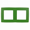 12-5002-27 Эл/ус ЭРА Рамка на 2 поста, Эра12, зелёный