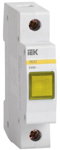 Сигнальная лампа ЛС-47 (желтая) неон, на DIN (упак. 12 шт./240) ИЭК Сигнальная лампа ЛС-47 (желтая) неон, на DIN (упак. 12 шт./240) ИЭК