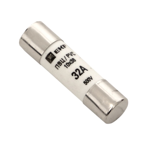 Плавкая вставка цилиндрическая ПВЦ (10х38) 32А EKF Плавкая вставка цилиндрическая ПВЦ (10х38) 32А EKF