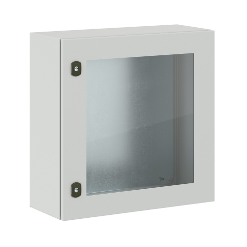 Корпус навесной уличный ST Outdoor с М/П с прозрачной дверью ВxШxГ 600x600x250 мм, IP66