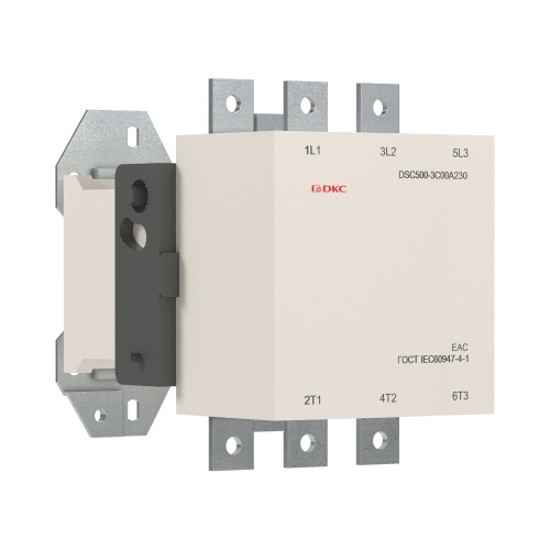 Магнитный контактор DSC500-3C00A230 500А 250кВт (AC3) кат 220В AC Магнитный контактор DSC500-3C00A230 500А 250кВт (AC3) кат 220В AC