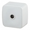 3-301-01 Эл/ус Intro Розетка TV одиночная, IP20, ОУ, Polo, белый