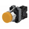 ЭРА Кнопка управления LAY5-BL51 без подсветки желтая 1з (20/200/6000)