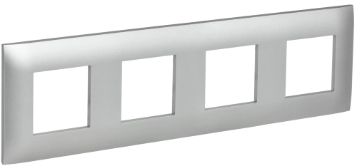 SKANDY Рамка 4-мест. SK-F04S сереб. IEK