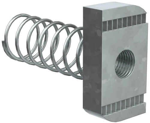 Гайка канальная с удлиненной пружиной М10х40 IEK