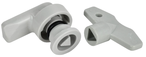 Замок для корпуса ЩМПп с ключом под треугольник IEK