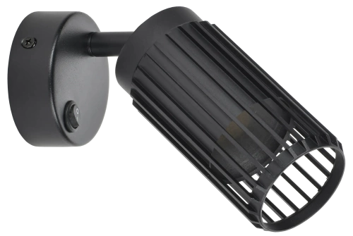 Светильник 4212 настенный GU10 черный IEK