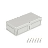 Корпус IP67,600х300х160 (выс.крышки 35),стнк.выбв.флнц.,непрозр.крыш. (упак. 1 шт)
