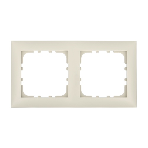 Рамка 2-постовая (бежевый) LK60 Рамка 2-постовая (бежевый) LK60