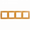 12-5004-07 Эл/ус ЭРА Рамка на 4 поста, Эра12, ольха