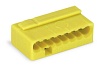 Розеточные микроклеммы 0,6-0,8 мм,кв, 8 проводников, желтый