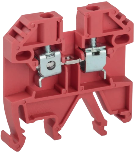 Клемма винтовая КВИ-2,5мм2 красная IEK