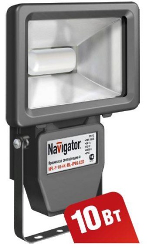 Прожектор светодиодный Navigator 94 646 NFL-P-10-6K-BL-IP65-LED