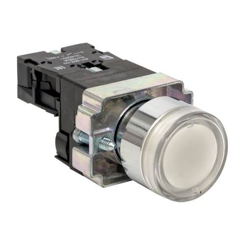 Кнопка BA21 с подсветкой 230В белая NO EKF PROxima Кнопка BA21 с подсветкой 230В белая NO EKF PROxima