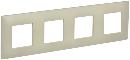 SKANDY Рамка 4-мест. SK-F04B беж. IEK