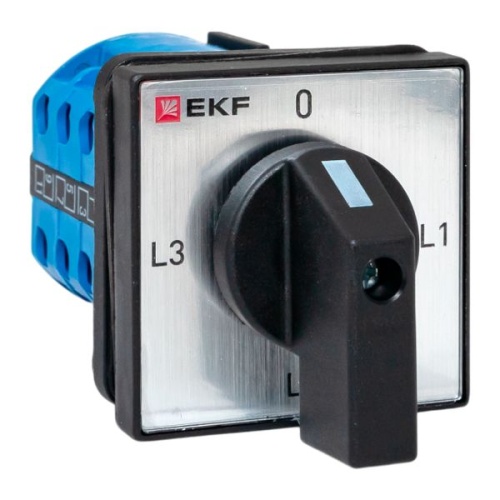 Переключатель кулачковый ПК-1-94 10А 4P для амперметра IP65 EKF Переключатель кулачковый ПК-1-94 10А 4P для амперметра IP65 EKF