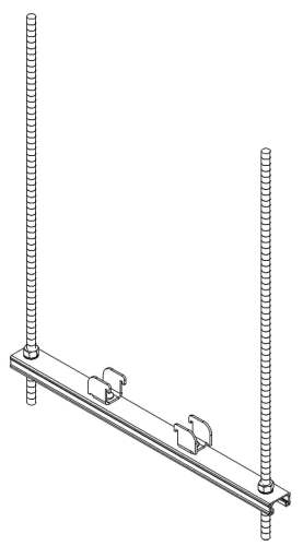Узел крепления гориз. 4000А Al IEK