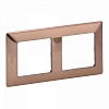 Valena LIFE.Рамка "Медь".2-постовая универсальная