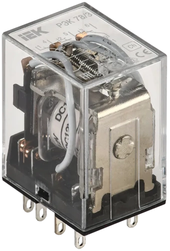 Реле РЭК78/3(MY3) 5А 12В DC ИЭК Реле РЭК78/3(MY3) 5А 12В DC ИЭК